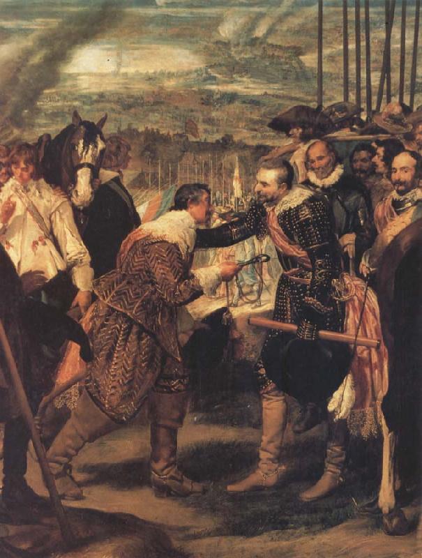 Diego Velazquez Die Ubergabe von Breda.Ausschnitt:Die Beiden Feldherren oil painting picture